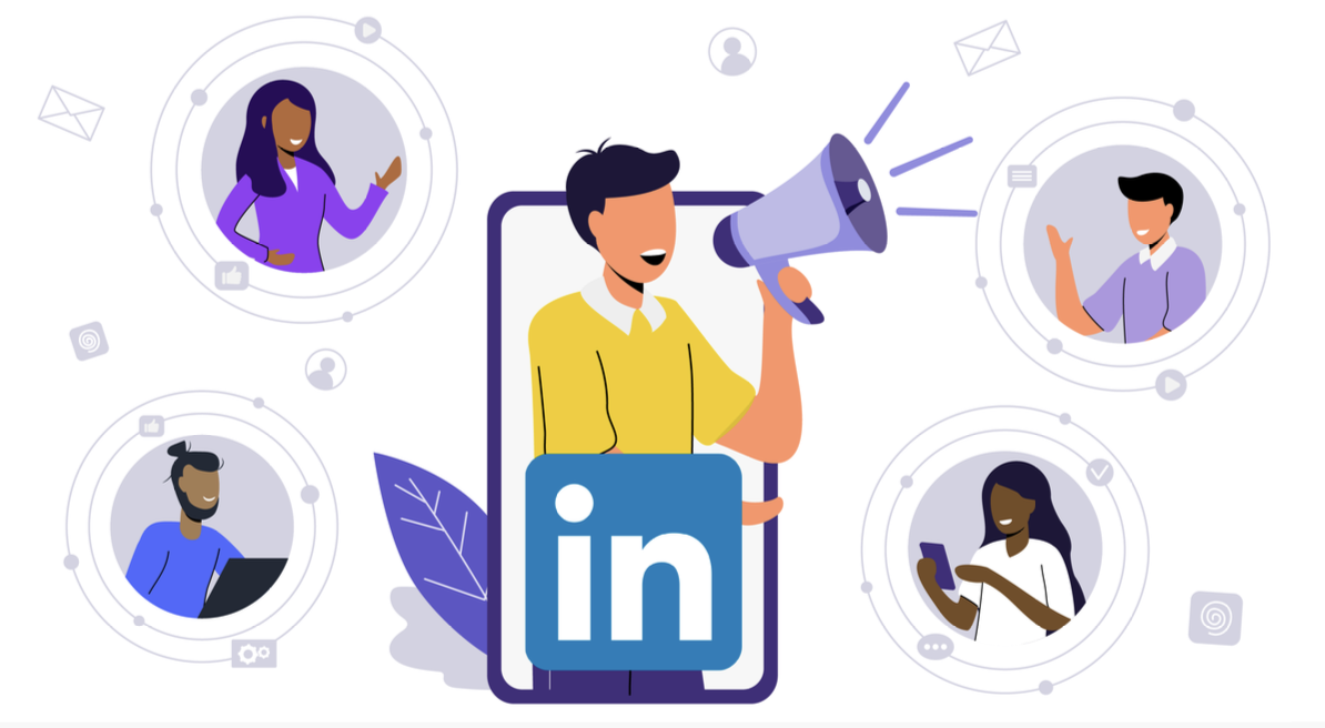 Illustration of LinkedIn use cases